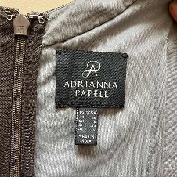 ADRIANNA PAPELL | Scoop Back Sequin Gown - Picture 6 of 6